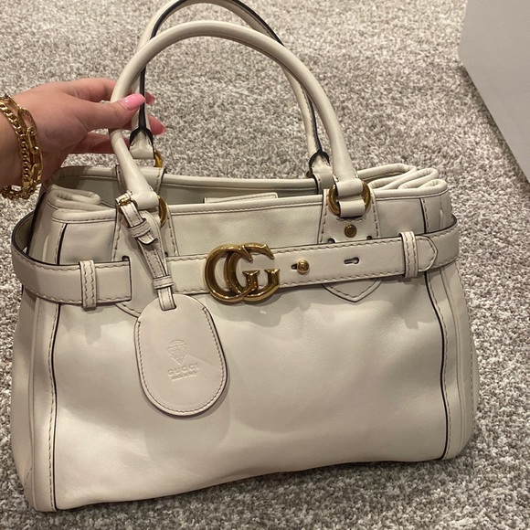 GUCCI GG Leather Running Tote Medium - Picture 3 of 4